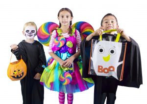Halloween kids Trick or Treaters